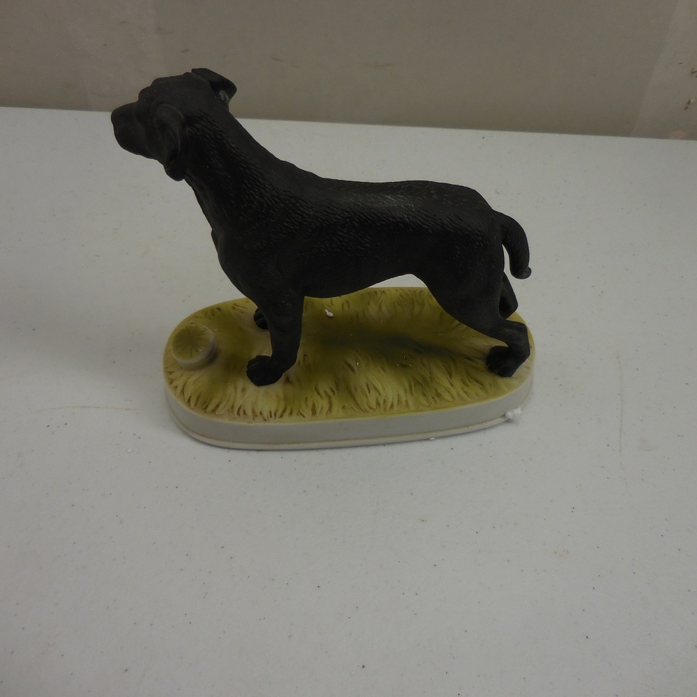 Lionstone Sculptured Porcelain Black Labrador Retriever Figure 1977 VTG Decanter - Picture 5 of 7
